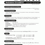 StrandBlick Mediadaten 2012, Seite 1