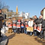 Schleswig-Holsteins Wirtschaftsminister Reinhard Meyer machte den Demonstranten wenig Hoffnung auf eine Ausnahmeregelung