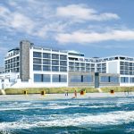 So wird das Hotel Bayside von der Seeseite aussehen