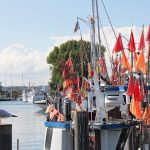 Die bunten Fischkutter prägen noch immer das Bild im Hafen