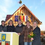 Tourismusdirektor Joachim Nitz, Landschaftsarchitektin Urte Schlie, Martin Scheel (Gemeinde Tdf. Strand), Architekt Marc Schöffel und Bürgervorsteherin Anja Evers