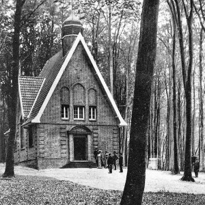 So sah die Timmendorfer Waldkapelle 1958 aus.