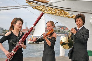 Musik in maritimer Atmosphäre: Internationale Künstler spielen insgesamt 178 Konzerte in Schleswig-Holstein, Hamburg und im Süden Dänemarks (Foto: Axel Nickolaus)