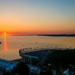 Morgenstimmung am Meer: Deutsche smart Beachvolleyball Meisterschaften (© HOCH ZWEI)