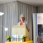 Helga Vocke begrüßte die Jubiläumsgäste mit einer informativen, unterhaltsamen Rede