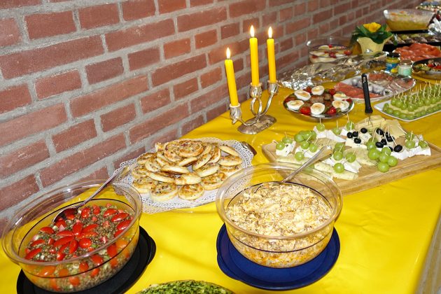 Köstliches aus heimischen Hobbyküchen: Buffet beim Neujahrsbrunch