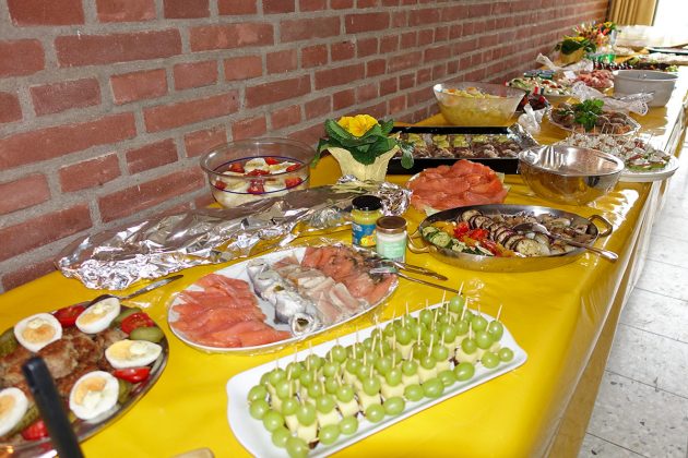 Paradies für Feinschmecker: Buffet von Hobbyköchen