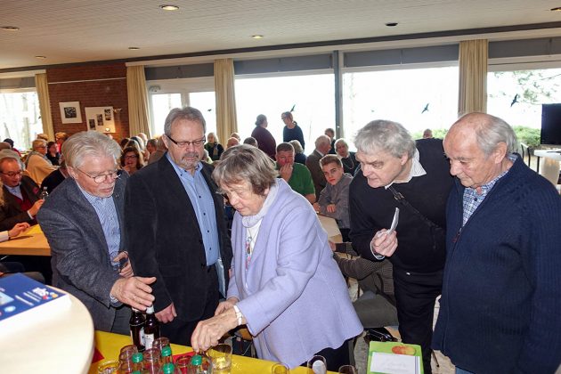 Der kleine Getränkestand war gut besucht