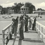 So war es damals: Niendorfer Seebrücke, Foto aus dem Jahr 1952