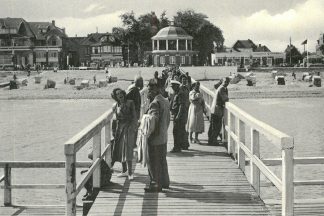 So war es damals: Niendorfer Seebrücke, Foto aus dem Jahr 1952