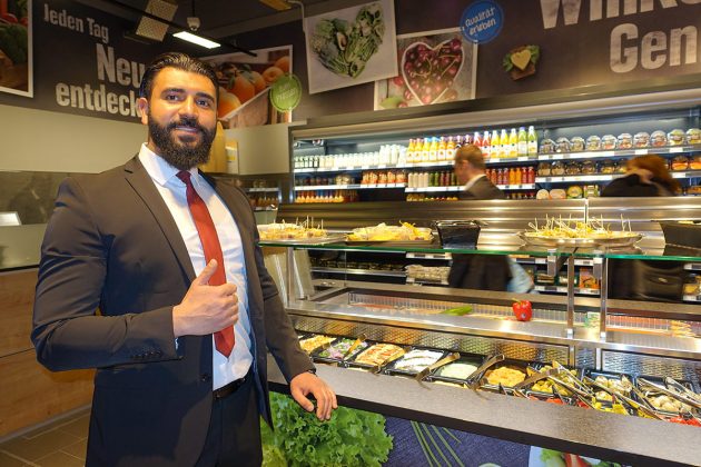 Eine Köstlichkeit für sich ist das Antipasti-Buffet, hergestellt von ZAEEN's Antipasti und präsentiert von Geschäftsführer Ali al Mohammed