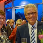 Prosit auf das neue Jahr: Bürgermeister Volker Owerien und die stellvertretende Bürgervorsteherin Anja Bendfeldt.