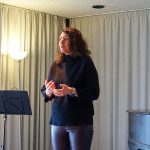 Bettina Schäfer begrüßte die Klingberger. Sie wird ab Februar das Bürgermeisteramt in Scharbeutz übernehmen.