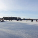 Wintersee: Hier trafen sich am zweiten Februar-Wochenende etliche Fans der sportlichen Eis-Zeit.