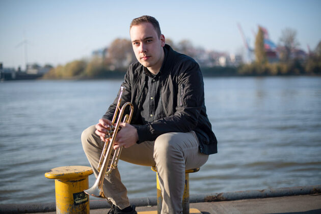 Christian Hoehn spielte in der Big Band des OGT und wurde mit dem diesjährigen IB.SH-JazzAward ausgezeichnet. © Frank Siemers