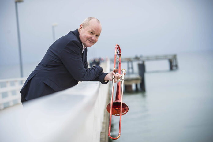 Das Warten hat ein Ende: Nils Landgren bereitet sich auf die diesjährige JazzBaltica vor © Olaf Malzahn