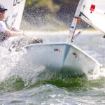 Starker Einsatz vor Travemünde: Laser-4 be der Tavemünder Woche © segel-bilder.de