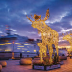 Sie sind wieder da! Die #Trelche Linus, Kalli und Lumi sind wieder in Travemünde zurück und verzaubern das Seebad mit Licht aus dem hohen Norden. Sie schlagen ihr Winterlager an den Strandterrassen an der Nordermole auf und lassen die Promenade mit ihren rund 10.000 LED Lichtern erstrahlen