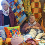 Patchwork aus bunten Stoffen, beste Deko für Herbsttage