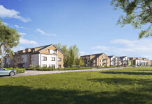 Richtfest beim Bauprojekt Blumenkoppel