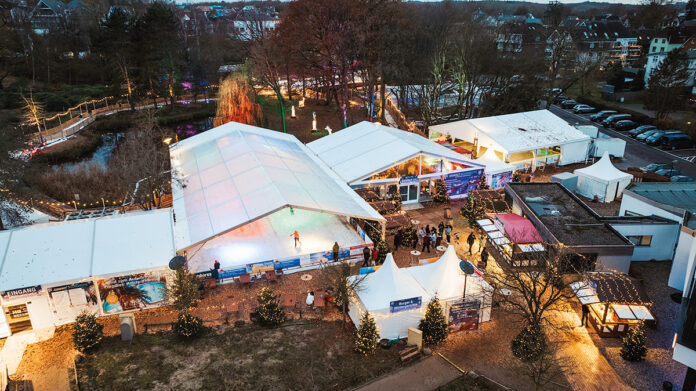 Ein ganz besonderes Highlight für Eislauf-Fans: Die Scharbeutzer EISZEIT bietet außergewöhnliche Erlebnisse auf Eis, sportlich, unterhaltsam und gemütlich im Kurpark. Foto © TALB Christian Schaffrath